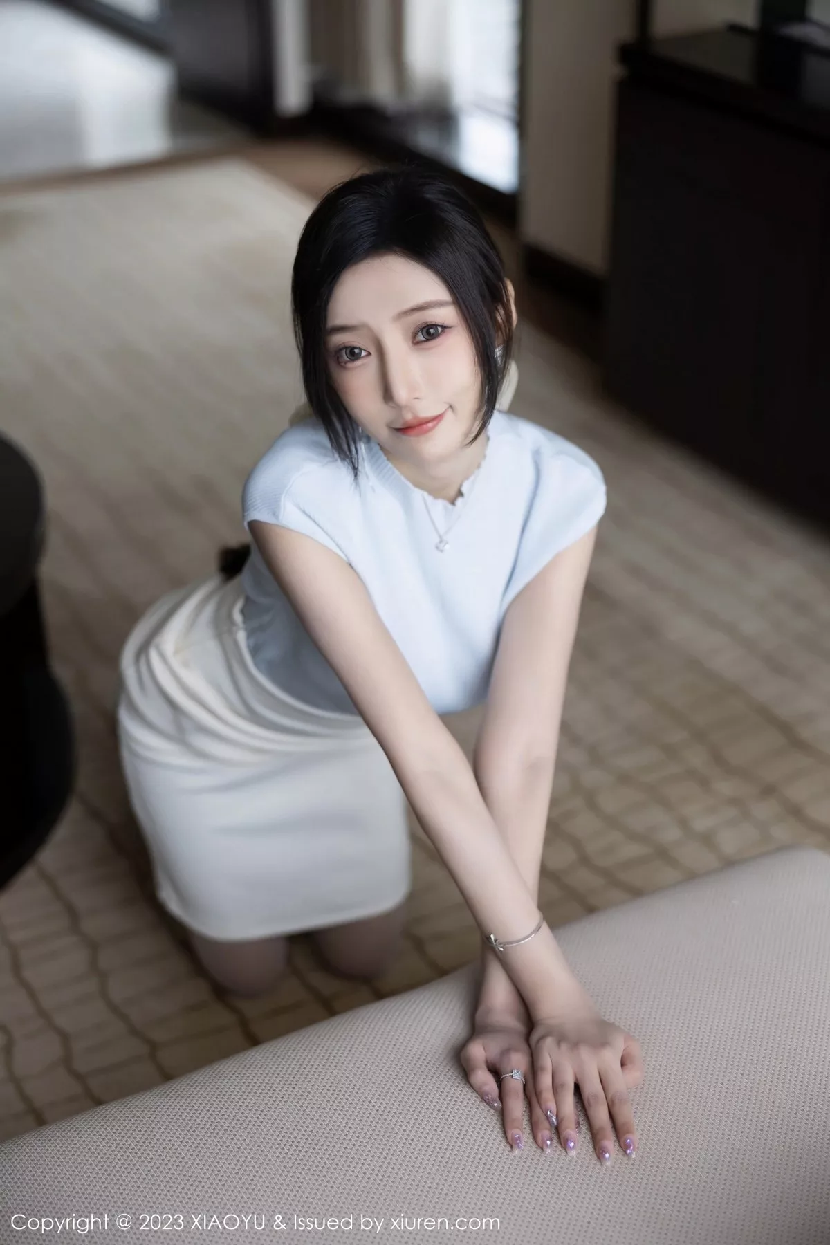 Xrmnw.Com[XiaoYu画语界]Vol.1059_女神王馨瑶yanni淡粉色内衣配超薄无内肉丝秀惹火身材诱惑写真84P