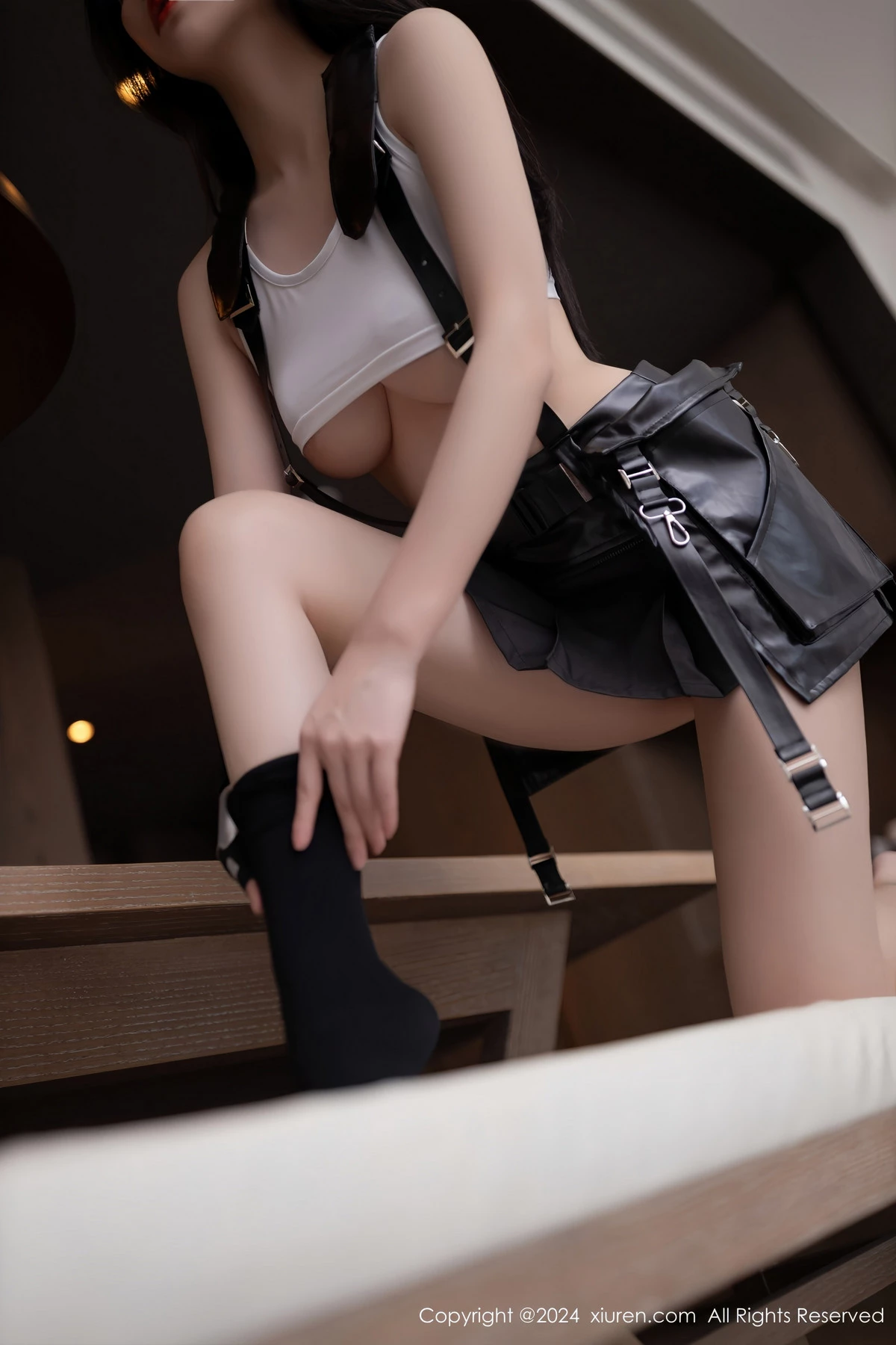 Xrmnw.Com[XiuRen秀人网]No.8829_模特安然anran性感CosPlay蒂法服饰配黑丝袜秀柔美身姿诱惑写真80P